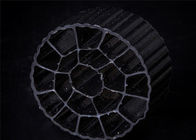 Corpo filtrante nero di plastica di Koi Kaldnes di colore con buona resistenza all'urto per acquacoltura
